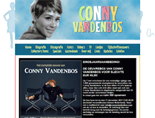 Tablet Screenshot of connyvandenbos.com